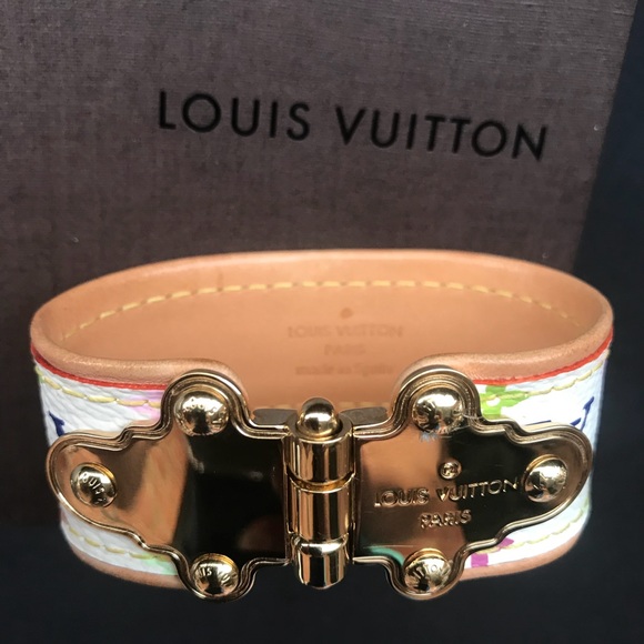 Louis Vuitton Jewelry - Louis Vuitton RARE Cuff Save-It Monogram Bracelet